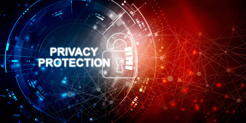 2d illustration privacy protection concept
