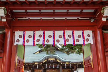 神社　歴史建造物　大國魂神社　神社仏閣