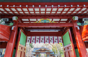 神社　歴史建造物　大國魂神社　神社仏閣