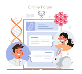 Biotechnology online service or platform. Cellular and biomolecular