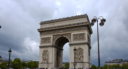 Obraz premium Arc de Triomphe in Paris