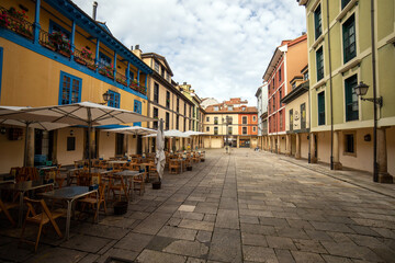 Plaza del Fontán. Oviedo, Asturias, España