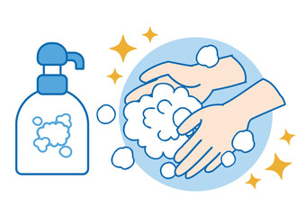 手洗いのイラスト