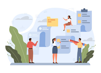 One against all concept. One character standing out of the crowd