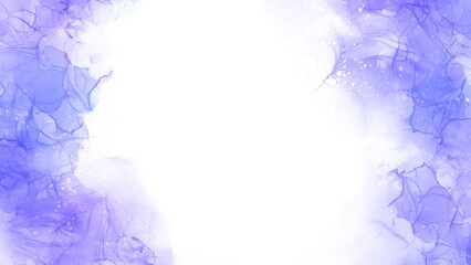 Simple background material of blue ink art