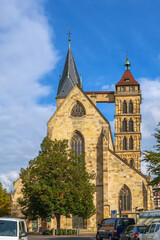 Fototapeta na wymiar Church of St. Dionysius, Esslingen am Neckar, Germany