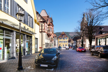 Cityscape of Haslach im Kinzigtal, Germany