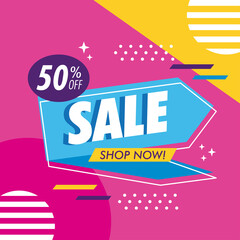 sale shop now banner