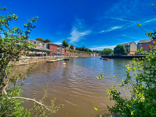 Obraz premium Exeter Quay in Devon, UK
