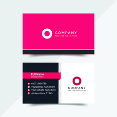 Creative and Clean business Card design smart modern vector illustration template