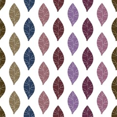 Floral seamless leaves branches pattern for fabrics and packaging and gifts and linens and kids and wrapping paper