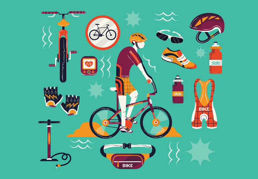 Bike Asset Illustration