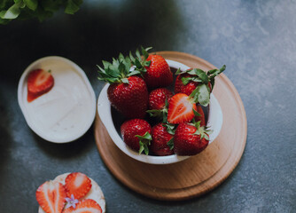 breakfast with strawberries