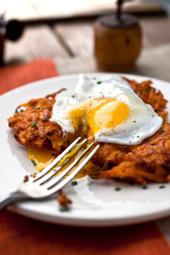 Potato Hash with Fried Egg