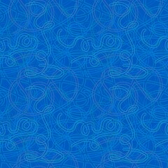 Cartoon waves seamless abstract pattern for textiles and packaging and gifts and cards and linens and kids