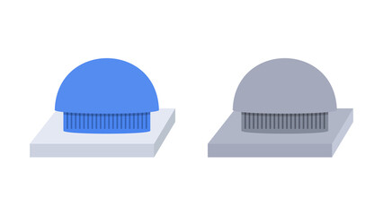 Electric fan or ventilation vector illustration on white background.