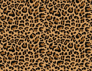 
Seamless texture leopard vector fashion print, modern design for clothes, fabric, paper.