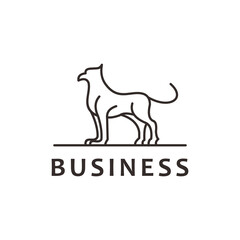 griffin logo design vector illustration