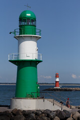 Obraz premium Mole twins in Warnemünde