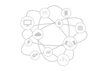 ネットワークイメージイラスト