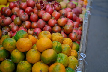 fruit market stall