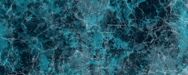 Vector blue watercolor art background. Grunge template for flyers, cards, poster, cover. Hand drawn vector old texture. Stone. Marble. Watercolour banner. Painted template for design.