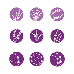 Lavender Logo Template vector symbol nature