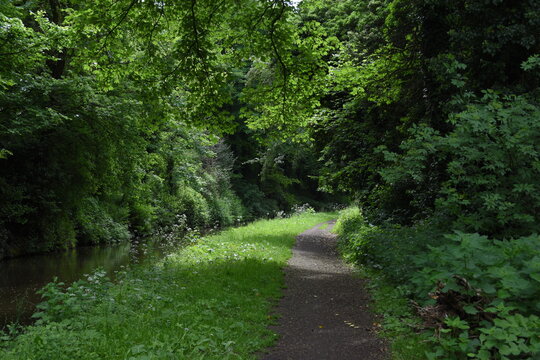 The Tow Path Of The Staffordshire And Worcestershire Canal Near Stourton