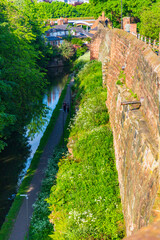 Chester City Walls  - defensive structure built to protect the city of Chester in Cheshire, England