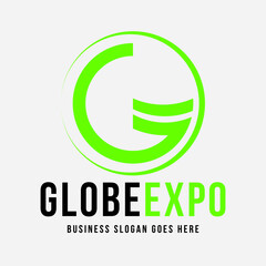 Global Expo and Exhibition G Model Logo Design