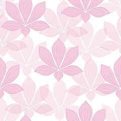 A simple decorative pattern of pink heraldic lily symbols