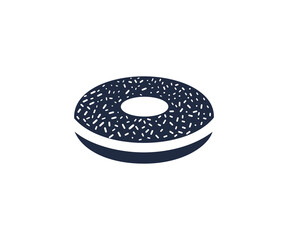 Donut vector icon. Donut sign and symbol.