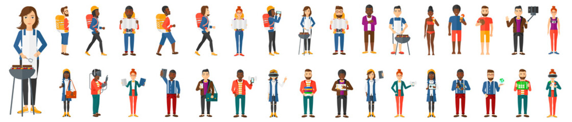 Active lifestyle and gadget use.