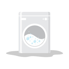 Washing machine vector illustration. Laundry suppliers.