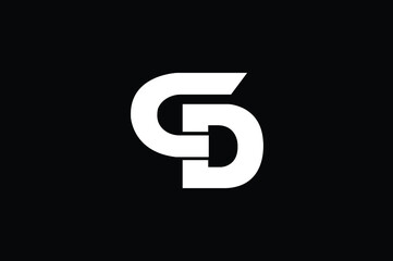 SD Letter Logo Design. Creative Modern S D  Letters icon vector Illustration.
