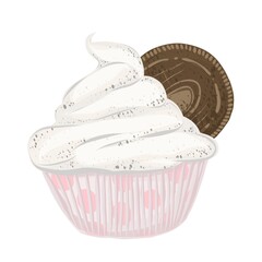 Oreo cupcake 