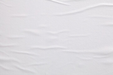 Gray beige crumpled wet craft paper blank texture copy space background.
