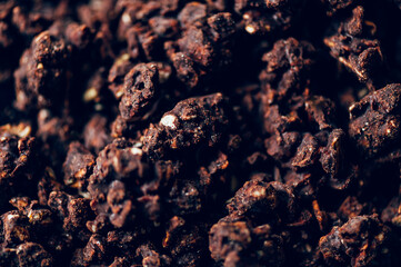 Organic Dark Chocolate Keto Nuggets, crunchy nuts and seeds, including pecans, almonds and hemp seeds coved in premium belgian dark chocolate, providing healthy snack. Gluten Free, Vegan Friendly