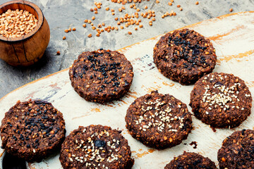 Diet buckwheat cookies.