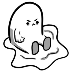 Bembito, cartoon, personaje, ilustracion blanco y negro