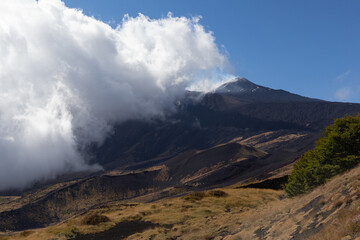 Etna volcano on the Italian island of Sicily