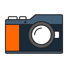 camera equipment icon for photography camera