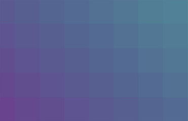 Gradient blue background. Geometric texture from blue tones squares. Abstract pattern of square pixels. Vector backdrop for branding, calendar, multicolor card, banner, cover, website