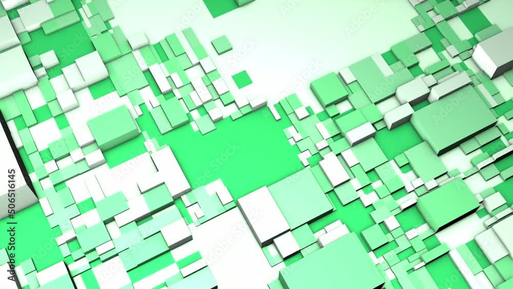 Poster background with many different squares. motion. 3d surface with lots of squares and cubes. backgroun