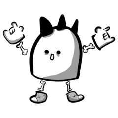 Bembito, rock, metal, ilustración digital, persoanje cartoon