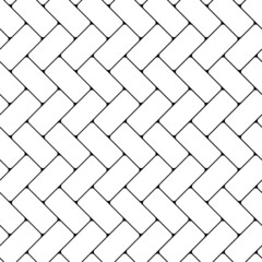 White tiles floor