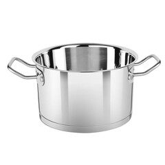 stainless steel pan isolated