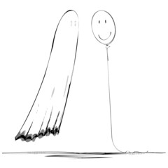 A Ghost meets his Balloon Soul Mate