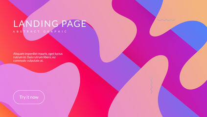 Rainbow Background. Modern Banner. Neon Website. Color Landing Page. Purple Hipster Poster. Bright Paper. Wavy Gradient Shape. Commercial Illustration. Magenta Rainbow Background