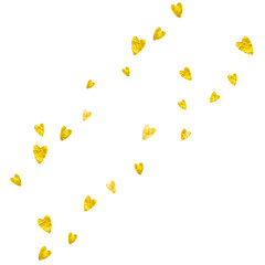 Valentine Day Pattern. Ornament Poster For Couple. Fashion Frame. Golden Happy Backdrop. Random Voucher For Discount. Yellow Romance Border. Gold Valentine Day Pattern.